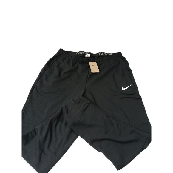 Nike Men's Dri-Fit Fitness Fleece Tapered Training Pants Black Size 4XLT NWT - Picture 2 of 5